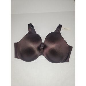 Soma‎ Womens Vanishing Back Full coverage Java Brown Bra 42D Adjustable Straps